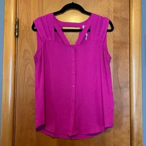 Fuchsia Sleeveless Top